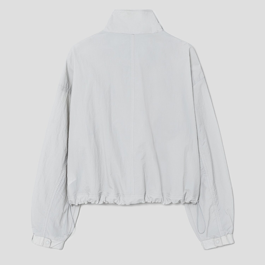 8 seconds Lightweight Zip-Up Jumper — Light Grey