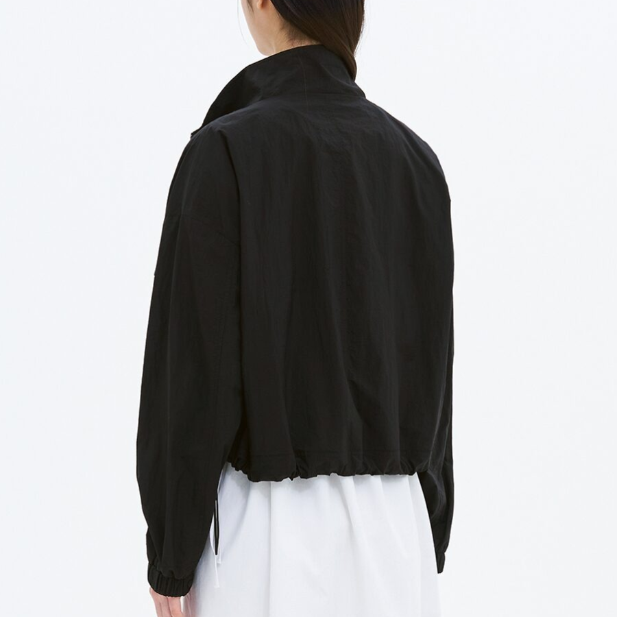 8 seconds Lightweight Zip-Up Jumper — Black