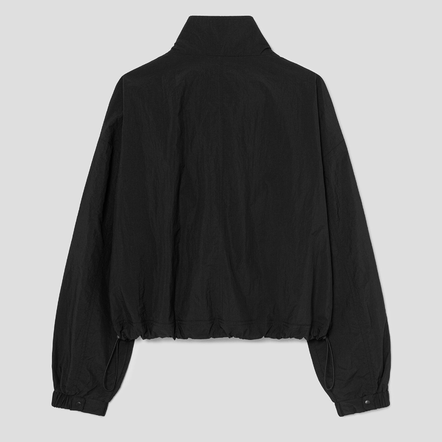 8 seconds Lightweight Zip-Up Jumper — Black