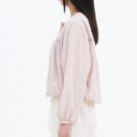 8 seconds Round Neck Blouson Outer — Light Pink