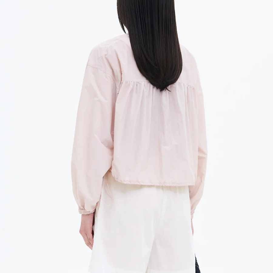 8 seconds Round Neck Blouson Outer — Light Pink