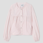 8 seconds Round Neck Blouson Outer — Light Pink