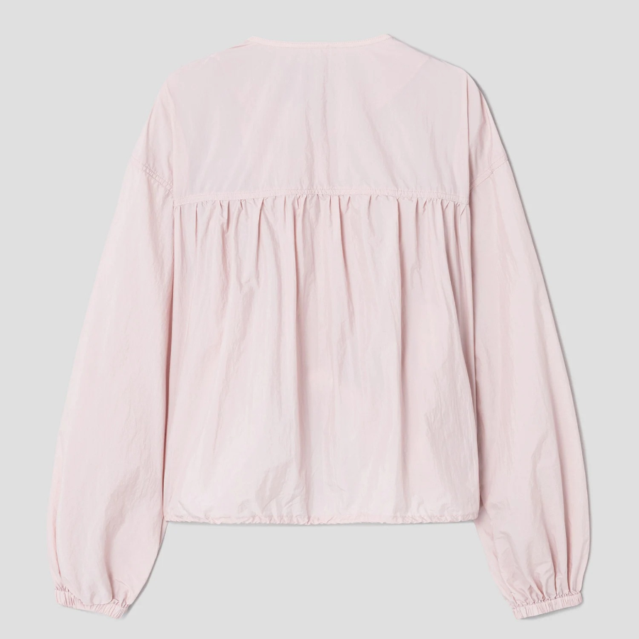 8 seconds Round Neck Blouson Outer — Light Pink