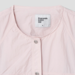 8 seconds Round Neck Blouson Outer — Light Pink