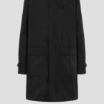 Maison Kitsune Men Light Mac Coat - Black