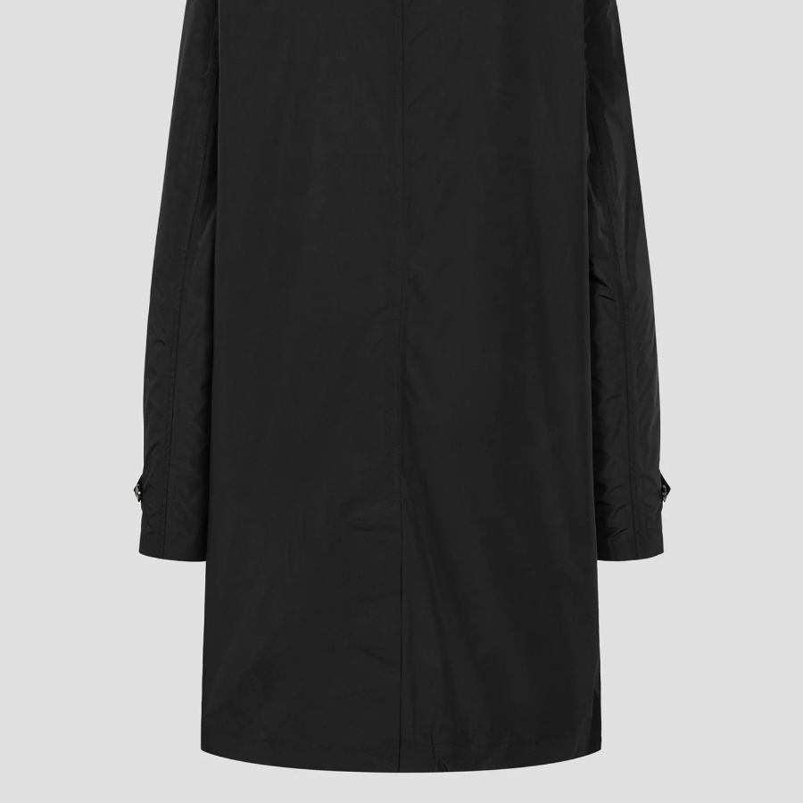 Maison Kitsune Men Light Mac Coat - Black