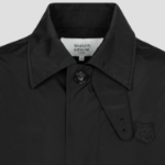 Maison Kitsune Men Light Mac Coat - Black