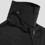 Maison Kitsune Men Light Mac Coat - Black