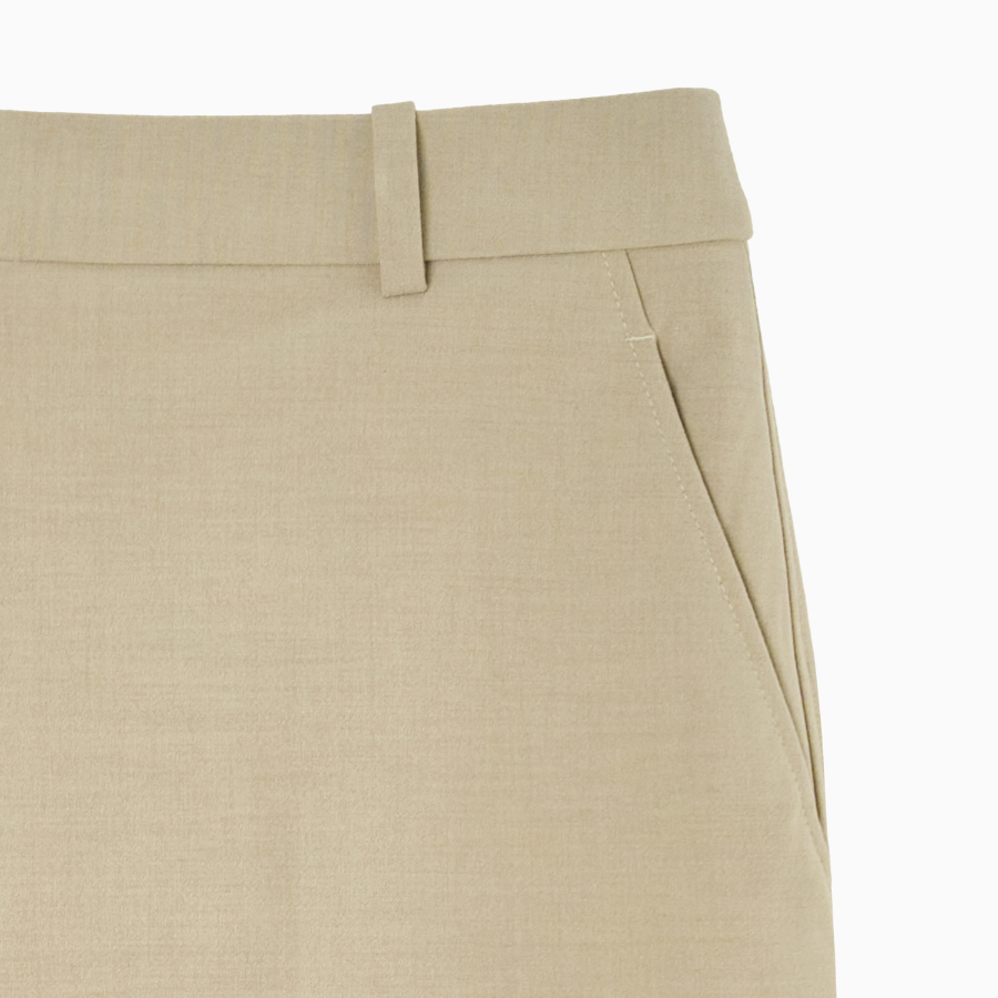 TOMMY HILFIGER [Official Headquarters] Stretch Wide Crop Pants