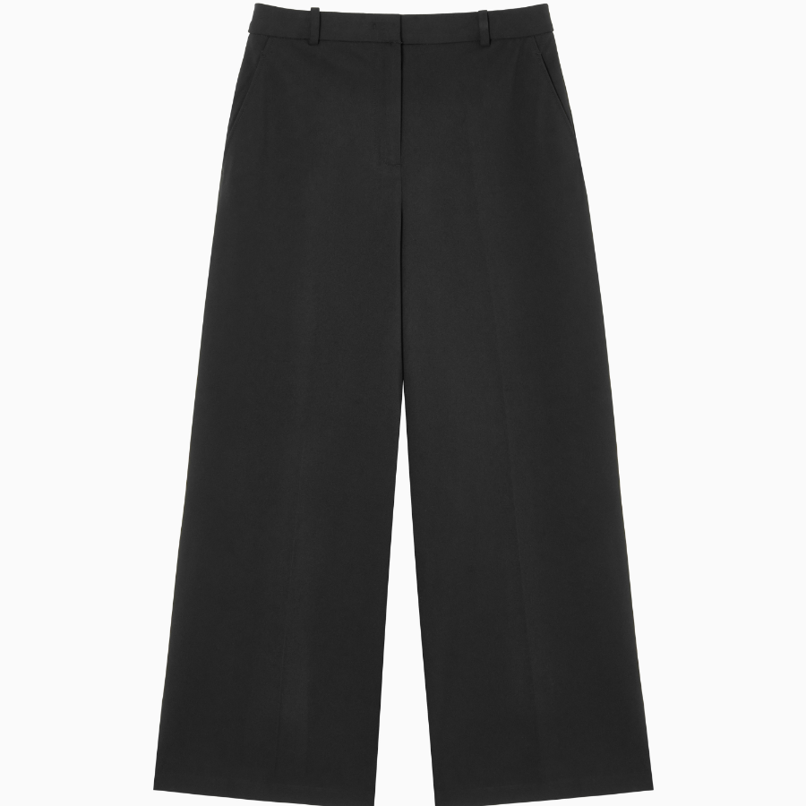 TOMMY HILFIGER [Official Headquarters] Stretch Wide Crop Pants