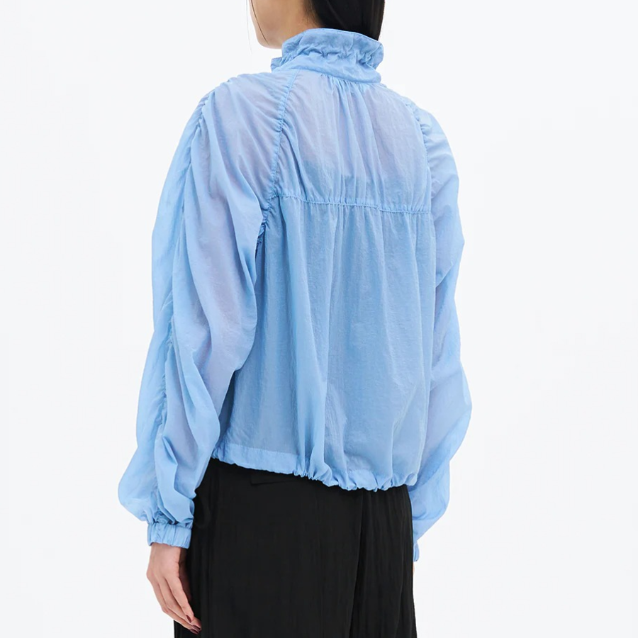 8 seconds Lightweight Shirring Jumper — Sky Blue