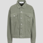 Maison Kitsune Men Trucker Jacket - Turf Green