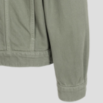 Maison Kitsune Men Trucker Jacket - Turf Green