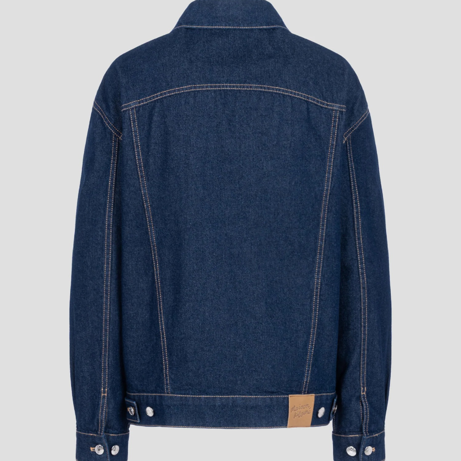 Maison Kitsune Men Trucker Jacket - Indigo