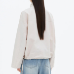 8 seconds High Neck Mid-Season Women's Outer — Ivory