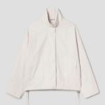 8 seconds High Neck Mid-Season Women's Outer — Ivory