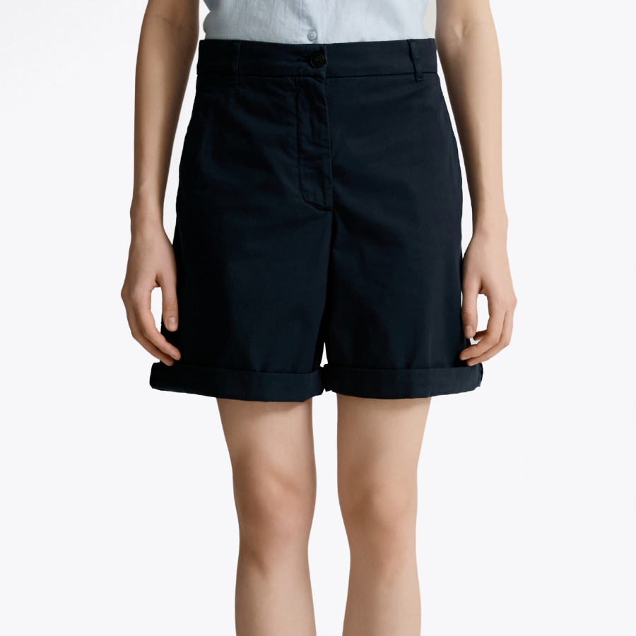 TOMMY HILFIGER [Official Headquarters] Garment-Wash Chino Shorts