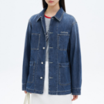 8 seconds Denim Chore Jacket — Blue