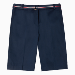 TOMMY HILFIGER [Official Headquarters] Cotton Blended Belt Shorts