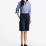 TOMMY HILFIGER [Official Headquarters] Cotton Blended Belt Shorts