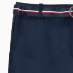 TOMMY HILFIGER [Official Headquarters] Cotton Blended Belt Shorts
