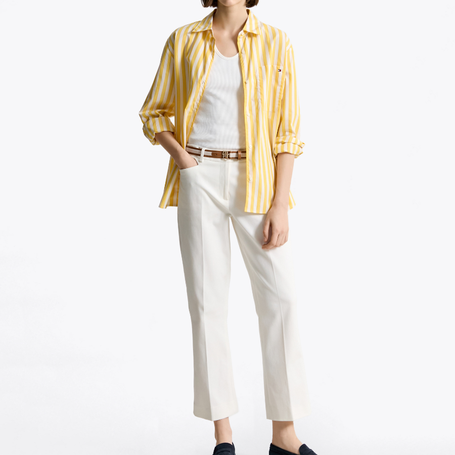 TOMMY HILFIGER [Official Headquarters] Stretch Gabardine Pants