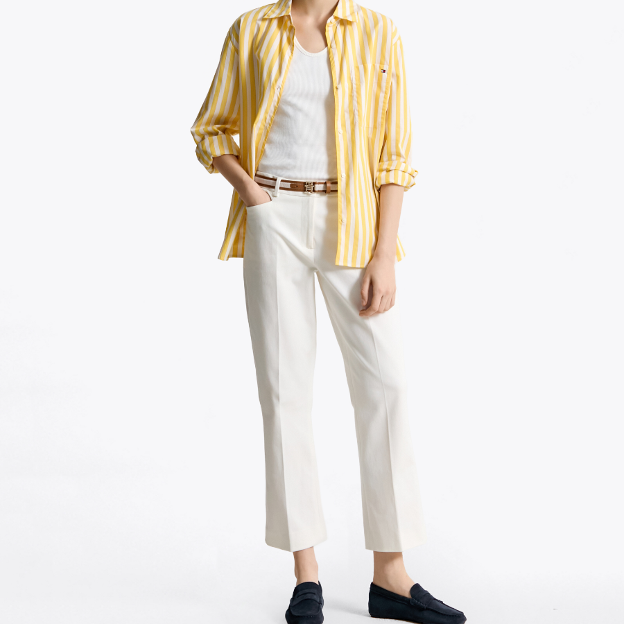 TOMMY HILFIGER [Official Headquarters] Stretch Gabardine Pants