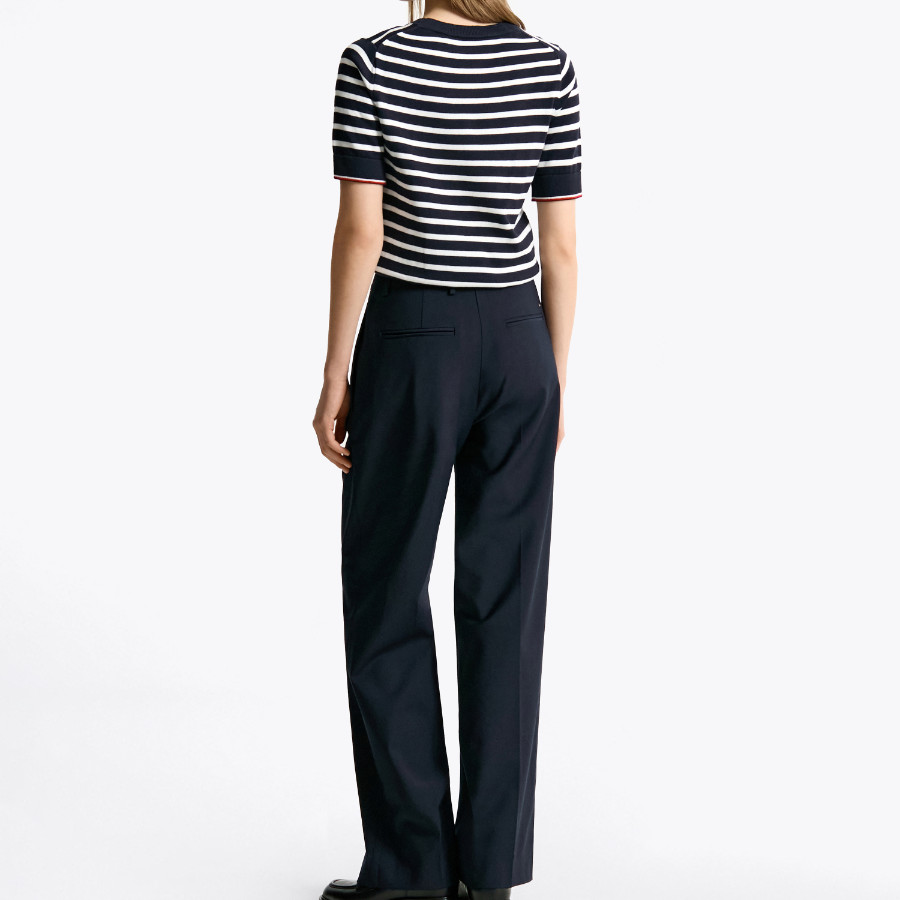 TOMMY HILFIGER [Official Headquarters] Cool Wool Relaxed Straight Pants