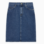 TOMMY HILFIGER [Official Headquarters] Straight Denim Skirt