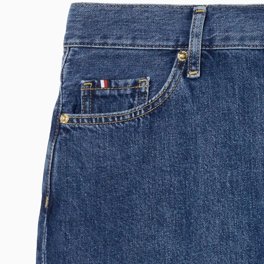 TOMMY HILFIGER [Official Headquarters] Straight Denim Skirt