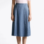 TOMMY HILFIGER [Official Headquarters] Flare Denim Skirt