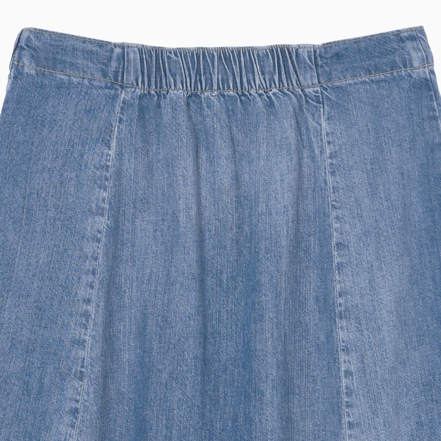 TOMMY HILFIGER [Official Headquarters] Flare Denim Skirt