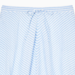TOMMY HILFIGER [Official Headquarters] Crinkle Stripe Midi Skirt