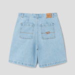 Maison Kitsune Men Denim Workwear Shorts - Light Wash
