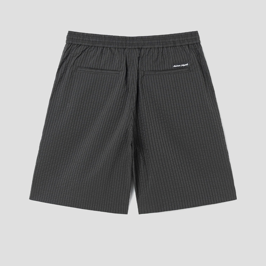 Maison Kitsune Men Elasticated Bermuda - Ranger Green