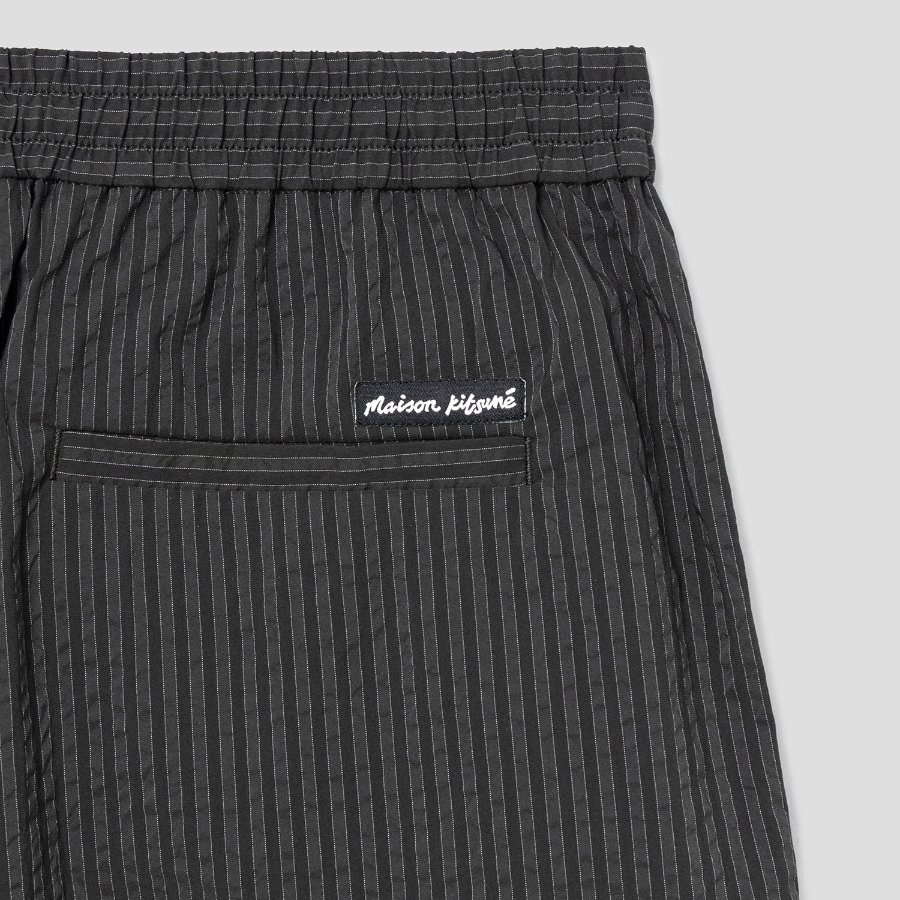 Maison Kitsune Men Elasticated Bermuda - Ranger Green