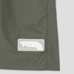 Maison Kitsune Men Flash Fox Swim Shorts - Military Green