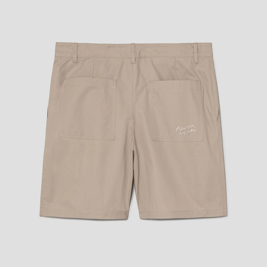 Maison Kitsune Men Casual Shorts - Dune