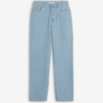 Maison Kitsune Men Relaxed Denim Jeans - Light Wash