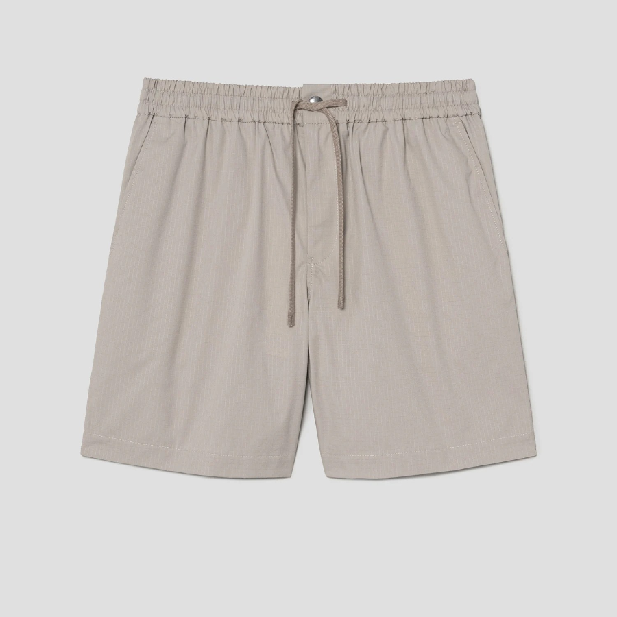 Maison Kitsune Men Elasticated Shorts - Truffle