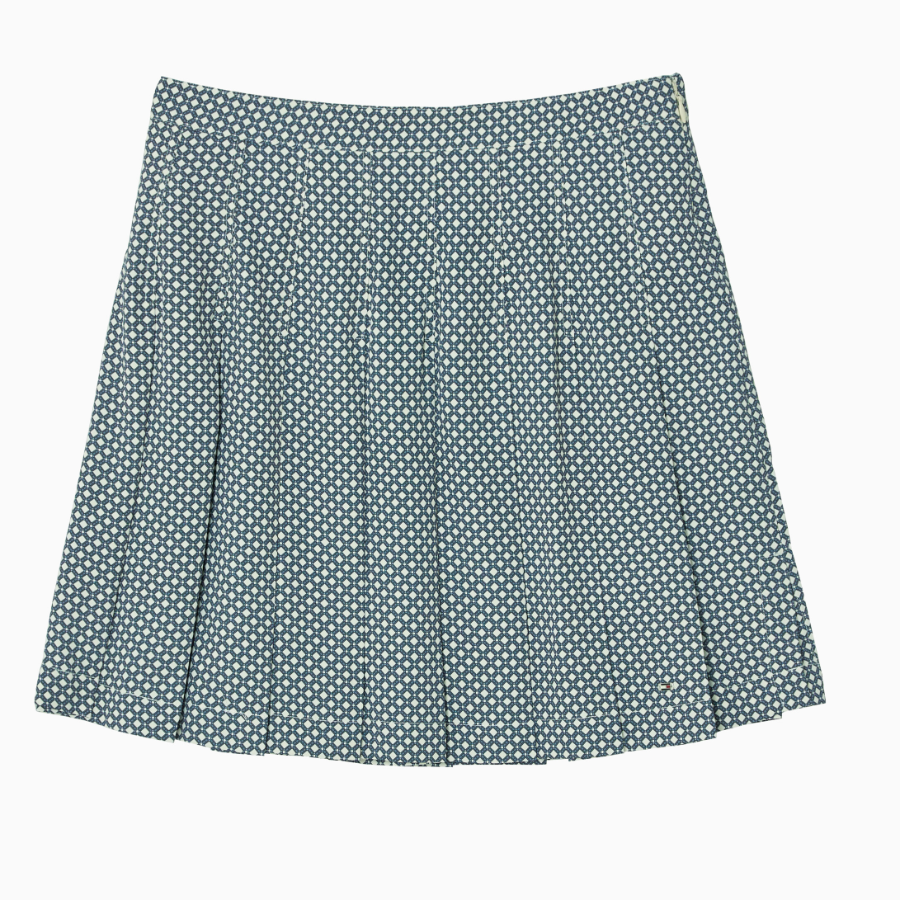 TOMMY HILFIGER [Official Headquarters] Fluid Pleated Short Skirt