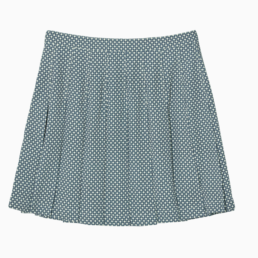 TOMMY HILFIGER [Official Headquarters] Fluid Pleated Short Skirt