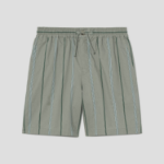 Maison Kitsune Men Elasticated Shorts - Vert-De-Gris