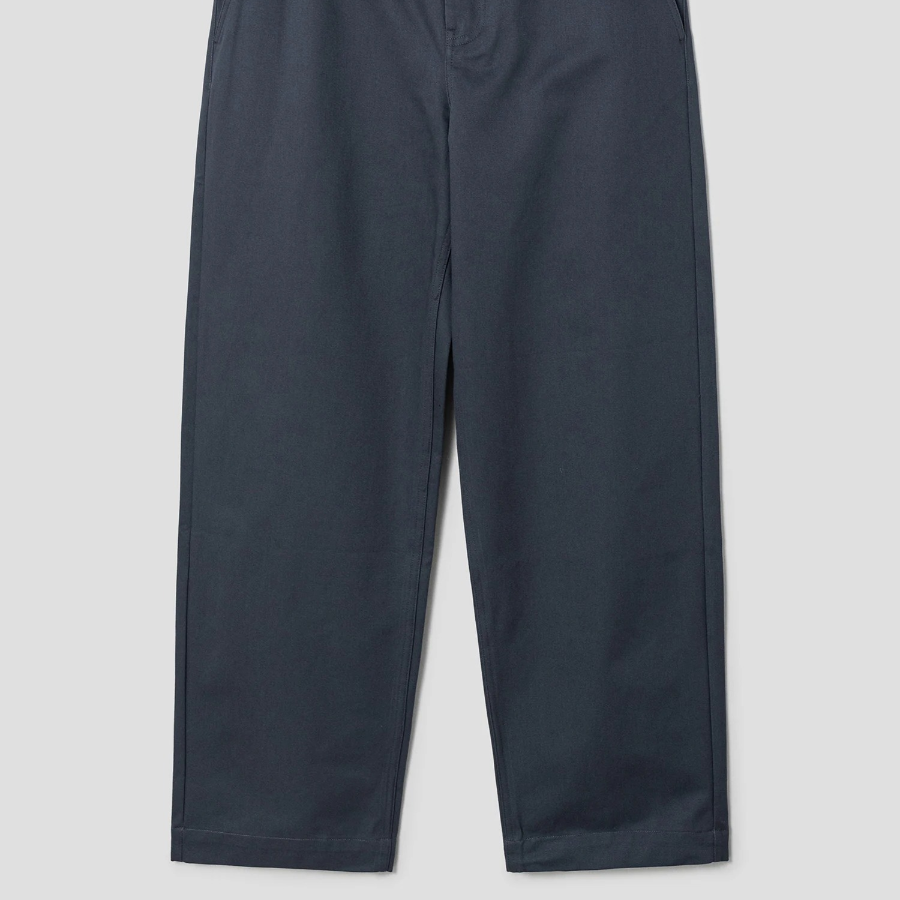 Maison Kitsune Men Belted Pants - Slate Grey