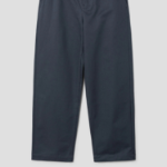 Maison Kitsune Men Belted Pants - Slate Grey