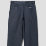 Maison Kitsune Men Belted Pants - Slate Grey