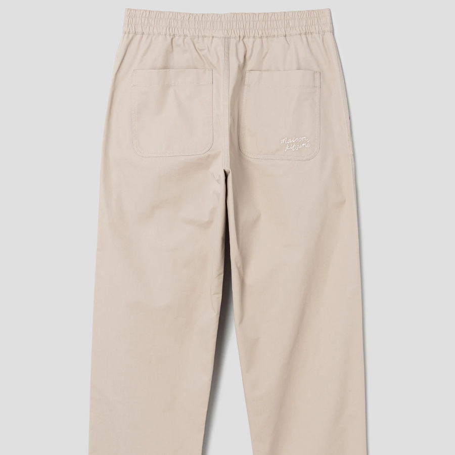 Maison Kitsune Men Casual Pants - Dune