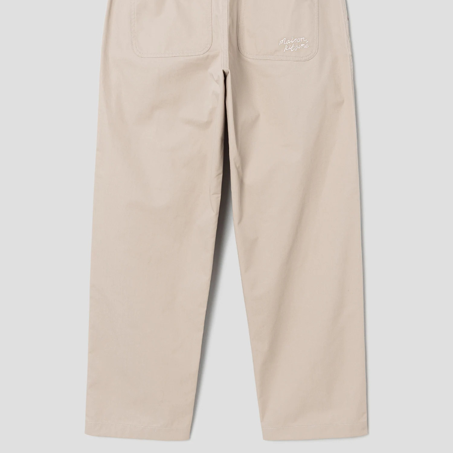 Maison Kitsune Men Casual Pants - Dune