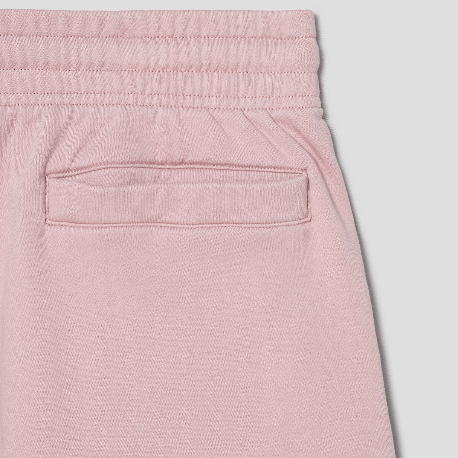 Maison Kitsune Men Bold Fox Head Patch Oversize Jog Shorts - Pink Clay