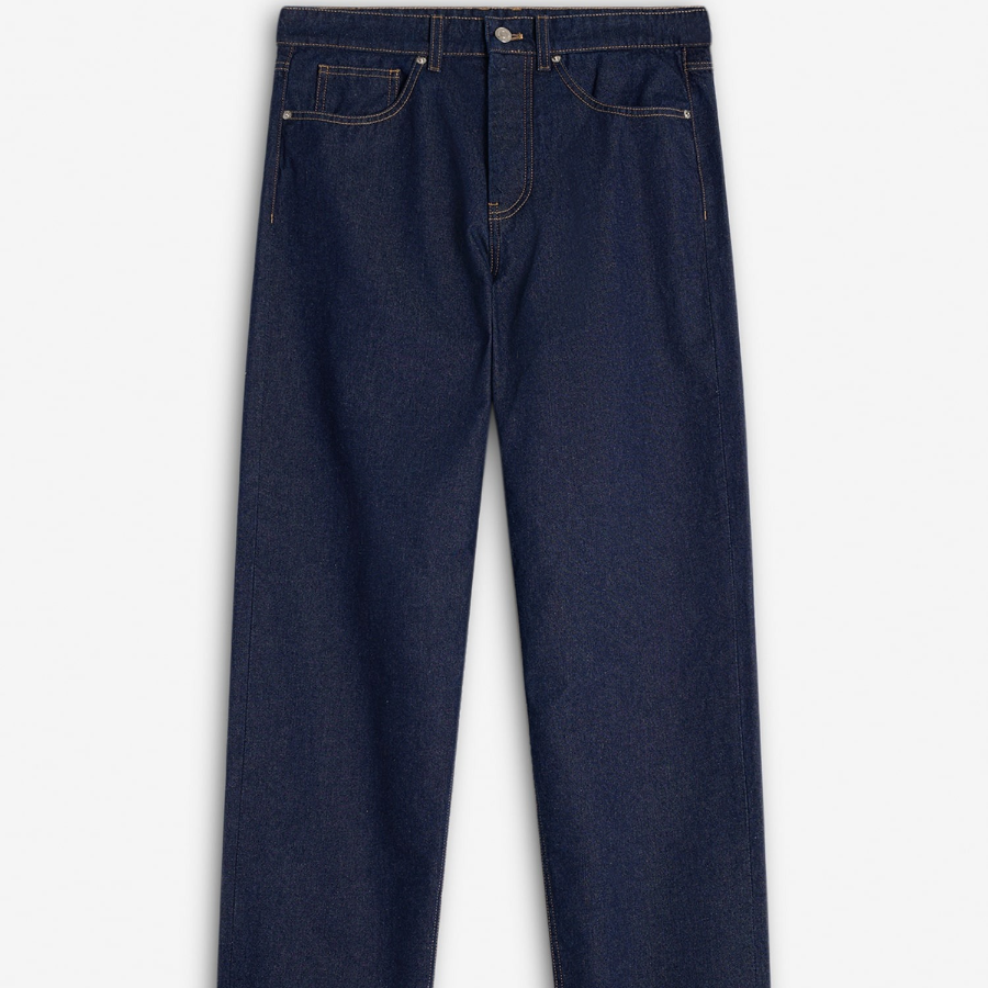 Maison Kitsune Men Straight Denim Jeans - Indigo